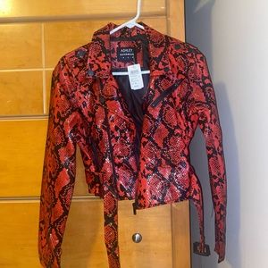 Black and red jacket